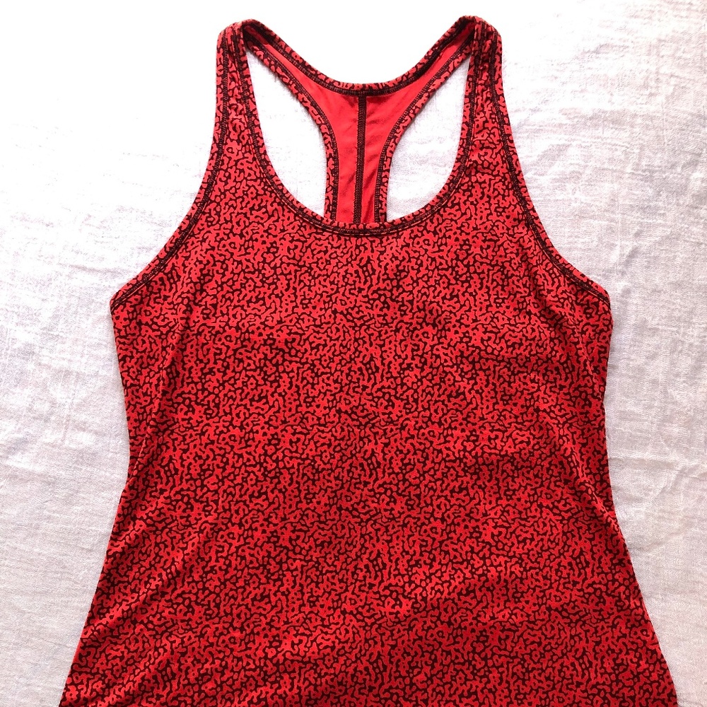 NIKE Dri-Fit Print Racerback Athletic Tank